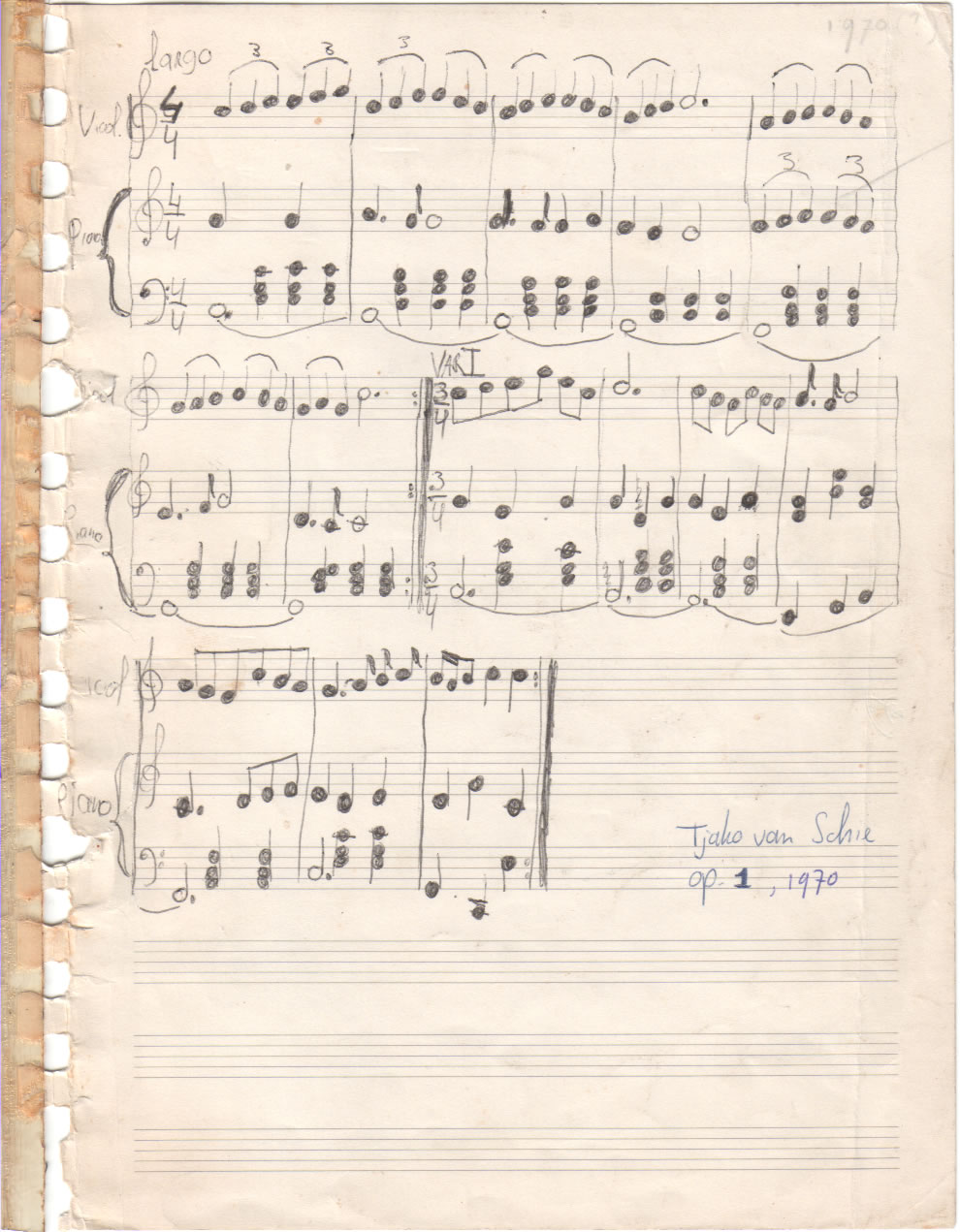 My first composition (age 9)